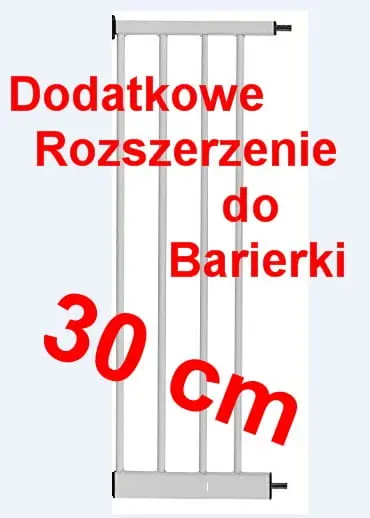 rozszerzenie do barierki zabezpieczającej 30 cm